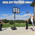 thumbnail image 6 of Outdoor Basketball Hoop – Adjustable Height 4.43 to 10ft, Portable Basketball Goal for Adults, Enlarged Base with PC Backboard, Ideal for Backyard, Driveway, and Indoor Use, Family Friendly, 6 of 7