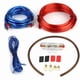 thumbnail image 1 of Kit de cable de instalación de altavoz y amplificador de subwoofer para audio de automóvil con fusible, 1 of 14