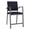 Navy, variant on Newport Reception Waiting 24.5" Hip Chair / Charcoal Steel / Navy Blue
