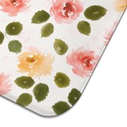 Printed Dish dry mat for Kitchen Counter 2 Pack Absorbent Reversible Drying Mats Microfiber Kitchen Countertop Protector Dishes Drying Pad Extra Large 18x24 Dish Mat
