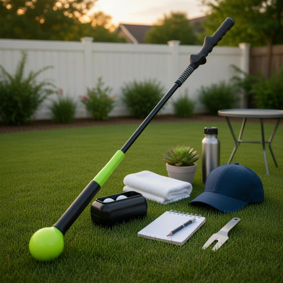 Spaco 31.5 Inch Golf Swing Trainer, Weighted Head, Swing Balance, Golf Warm-Up, Green