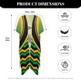 thumbnail image 6 of HELLHERO Geometric Shapes Bathing Suit Cover Up High Quality Fabrics Casual Free Size Long Kimono Cover Ups for Swimwear Women for Womens, 6 of 6