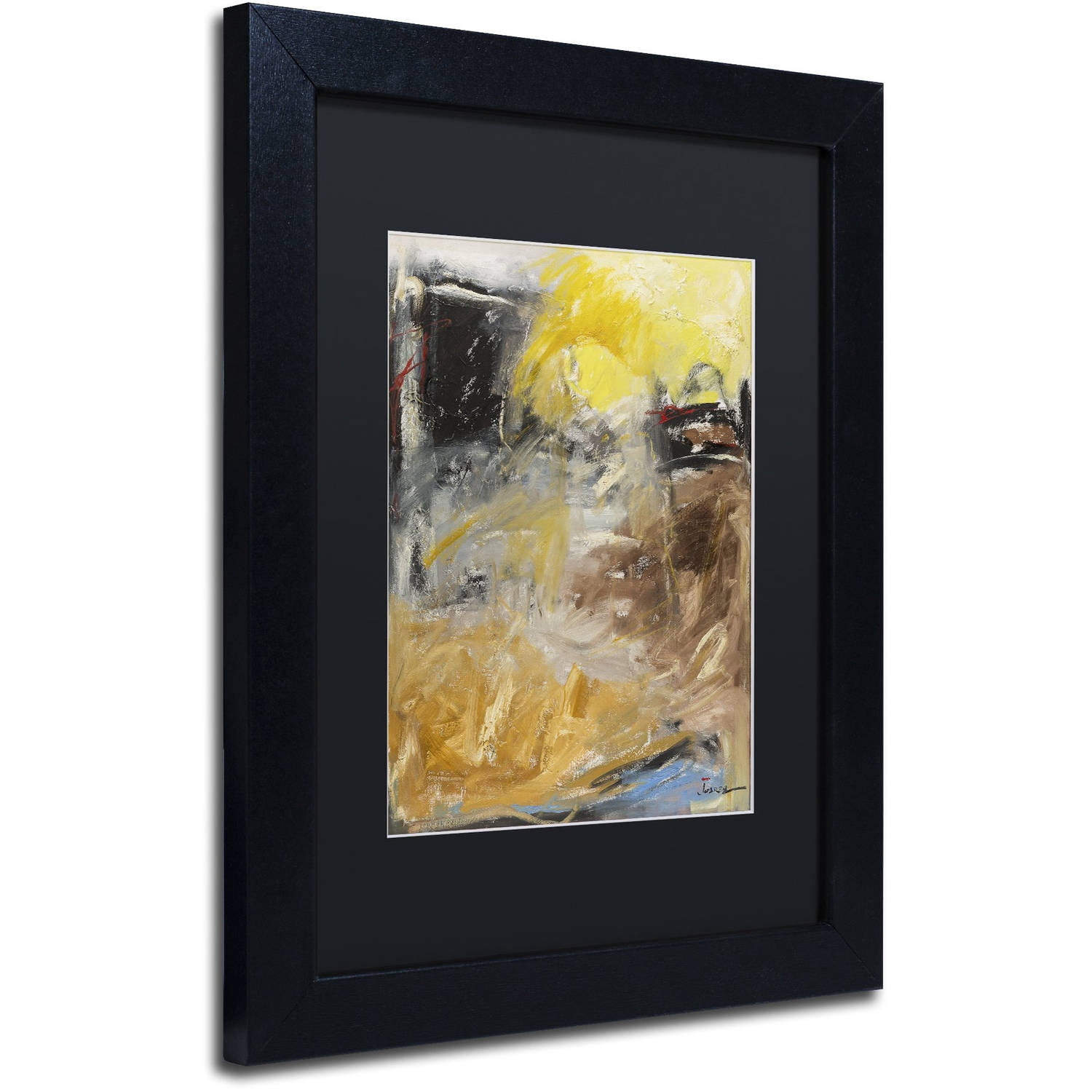 Trademark Fine Art "Minh'alma" Canvas Art by Joarez, Black Matte, Black Frame