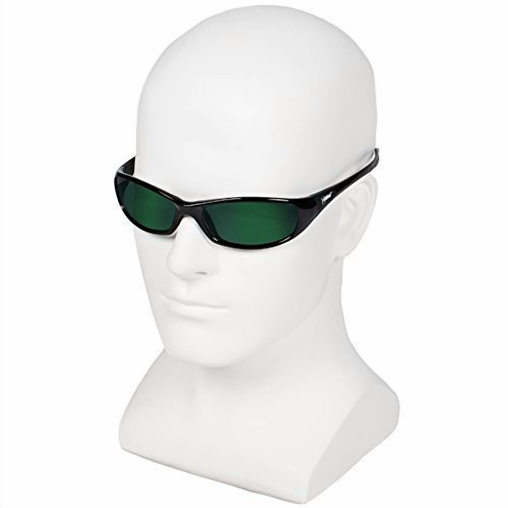 V40 Hellraiser™ Safety Glasses, IRUV Shade 3.0 Polycarbonate Lens, Uncoated, Black, Nylon