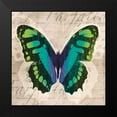 thumbnail image 2 of Venter, Tandi 20x20 Black Modern Framed Museum Art Print Titled - Butterflies II, 2 of 5