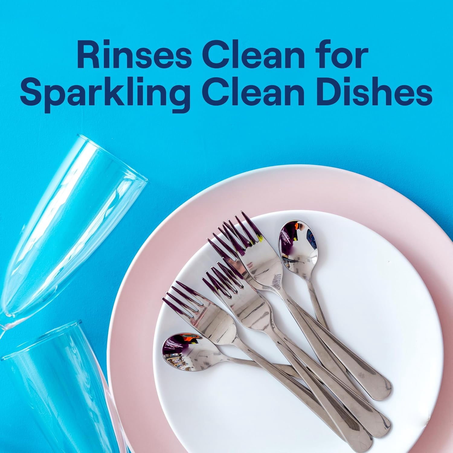 Triple Action Clean Automatic Dishwasher Detergent Packs with Bio-Enzyme Power, Free & Clear, Fights 48-hour Stuck-on Food, 54 count