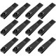 thumbnail image 1 of Yaomiao Juego de cortaúñas de 12 piezas, cortador de uñas de acero inoxidable, cortador de uñas y cortaúñas para mujeres y hombres (negro), 1 of 5