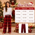 thumbnail image 6 of Aideaone Girls Christmas Pajama Pants Holiday Sleepwear Loose Fit Lounge Pants 7-14 Years, 6 of 6