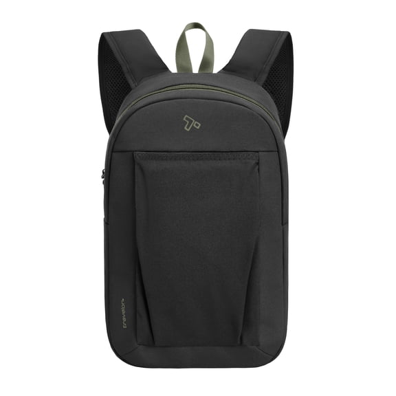 Travelon Anti-Theft The Voyages Small Backpack with XL Water Bottle Pocket, Black, 8" W x 14" H x 4.5" D