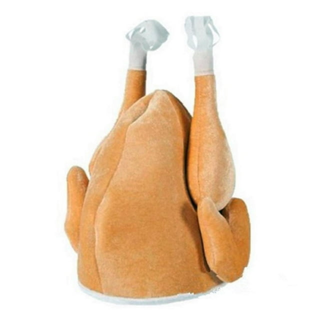 Divertido sombrero de pavo, sombrero de Acción de Gracias, traje de decoración, tocado novedoso, sombreros de pollo, sombreros para carnaval, juego de Yuyangstore Sombrero de pavo