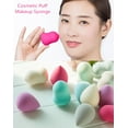 thumbnail image 2 of 3-Piece Pink Makeup Foundation Sponge Set – Flawless Blender Puffs for Liquid, Cream, and Powder with Blender Holder TIKA, 2 of 5