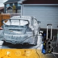 thumbnail image 4 of 4200PSI-Max 2.8GPM Electric Pressure Washer Power Washer With 500ml Foam Cannon, 4 Nozzles ,25FT Hose Power Washer Cleaning forCar, Home, Driveway, Yard, Outdoor, Gutter, Pool, Brick Cleaning, 4 of 7