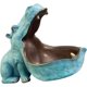 thumbnail image 1 of Stor mun Hippo Resin Hippo Nyckelring Hippo Figur Nyckelorganisatör, 1 of 5