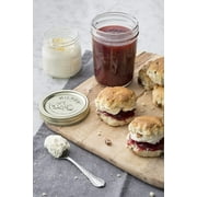 Kilner 11.8 oz Wide Mouth Preserve, Reusable Metal Screw Band, Canning Jar