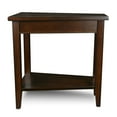 thumbnail image 6 of Leick Home 10502 Laurent Recliner Wedge Table with Shelf, Chocolate Cherry, 6 of 18