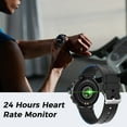 thumbnail image 4 of Men's and Women's Smart Watch, Fitness Watch, with Heart Rate Monitor, Sleep Tracker, 1.3 Inch IP68 Waterproof, for Android iOS Phones, 4 of 5