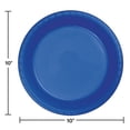 thumbnail image 2 of Touch of Color Plastic Banquet Plate, 10", Cobalt, 20 Ct, 2 of 2