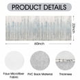 thumbnail image 3 of Washable Kitchen Runner Rug 60" x 22", Modern Abstract Textured Area Rug, Neutral Soft Low Profile Non Slip Kitchen Runner Rug for Kitchen, Hallway & Laundry Room, 3 of 6