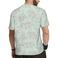 thumbnail image 2 of Wukai Retro Snake Print Men's Short-Sleeved Mesh T-Shirt,Quick-Dry Short Sleeve Workout T-Shirt-3X-Large, 2 of 8