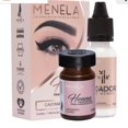 thumbnail image 1 of Kit de tinte de henna para cejas Menela Medium Brown con extracto de bambú, 1 of 9