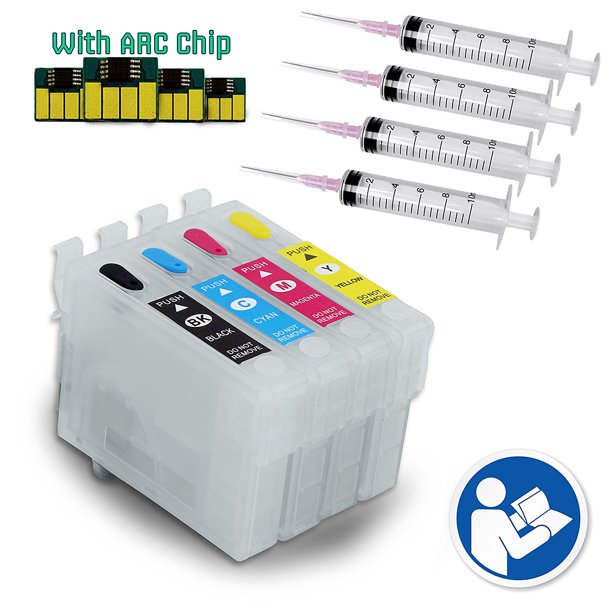 4 Cartuchos Recargables Vacios para Epson 127 Compatible 4 Cartuchos Recargables Vacios para Epson 127 Compatible