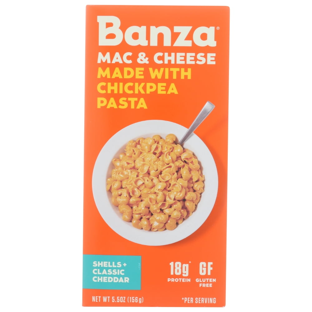 Banza Chickpea Pasta Shells And Cheese, 5.5 Oz.