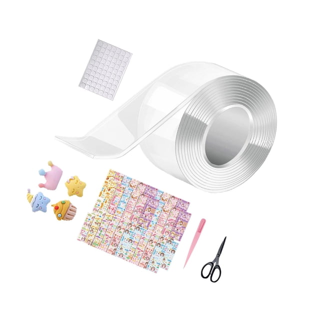 tredstone Blow Bubble Double Sided Tape DIY Crafts Multipurpose Sticky Tape and Innovative Adhesive Solution Style D 1Set