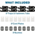 thumbnail image 2 of Correas de carrete de piscina Toystoory 24 unids/set kit de flejado de cubierta solar, 2 of 6