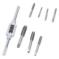 thumbnail image 1 of Threading Rethreading Accessories Set, Tap Die Set Tool Diversified Size Glossy Exterior Strong Overall Hardness  For Family, 1 of 8