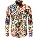 thumbnail image 3 of Camisa hawaiana con estampado de cachemira vintage para hombre, blusa de manga larga con solapa de flores, ropa informal de hip hop para hombre y mujer, ropa de fiesta cómoda para graduación, 3 of 5