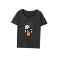 thumbnail image 1 of Camiseta de mujer con cuello redondo, ropa deportiva, camiseta básica para el trabajo, playa, calle M, 1 of 7