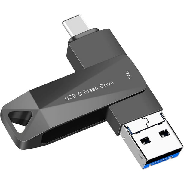 USB C Flash Drive 1000GB USB 3.1 Thumb Drive 1TB for Phone Photo Stick USB C  Memory Stick High Speed Data 