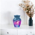 thumbnail image 5 of Dragon Purple Mini Urn For Human Ashes Adult Woman, Little Cremation Urns For Mom And Dad, Little Blue Keepsake Urns For Ashes Adult Male, 3 Inch, 5 of 7