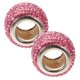 thumbnail image 1 of unbranded 2Ud Aros Decorativos Para Reposacabezas De En Color Rosa Con Brillo Y Fácil Instalación, 1 of 6