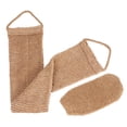 thumbnail image 1 of 2pcs Reusable For Body Face Cleaning Soft Back Scrubber Exfoliating Glove Set, 1 of 2