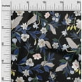 thumbnail image 2 of oneOone Cotton Silk Black Fabric Floral Diy Clothing Quilting Fabric Print Fabric By Yard 42 Inch Wide, 2 of 4