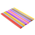 thumbnail image 4 of HongHeng Wide Assorted Bright Colors Smoothie Straws, Fat Plastic Disposable Drinking Straws, Pack of 1000, 4 of 7