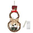 thumbnail image 2 of De Muñeco de Nieve LED, Decoraciones Colgantes que Funcionan Con la Batería de la Puerta de Navidad no Tóxica decoración con luz para decoraciones para el HOGAR, 2 of 7