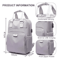 thumbnail image 2 of Large Capacity Waterproof Dual-Shoulder Laptop Bag - Suitable for 13.3/14 "laptops, 2 of 5