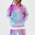 thumbnail image 6 of GiLiling Hoodie for Teen Girls, Trendy Cute Oversized Long Sleeve Graphic Hoodie Sweatshirt, Kids Preppy Gradient Clothes (Purple, 6-7 years), 6 of 7