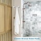 thumbnail image 3 of La ducha del baño cuelga de la pared con ganchos para batas y toallas, ganchos para toallas de baño de bronce para frotar con aceite, 3 of 5