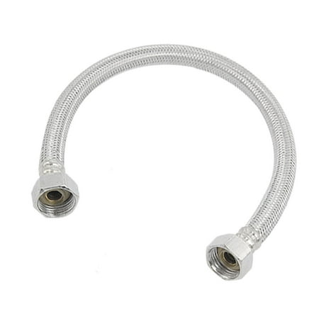 Twist Free Shower Hose - Unique Bargains Twist Free Silver Tone Handheld Shower Hose Replacement