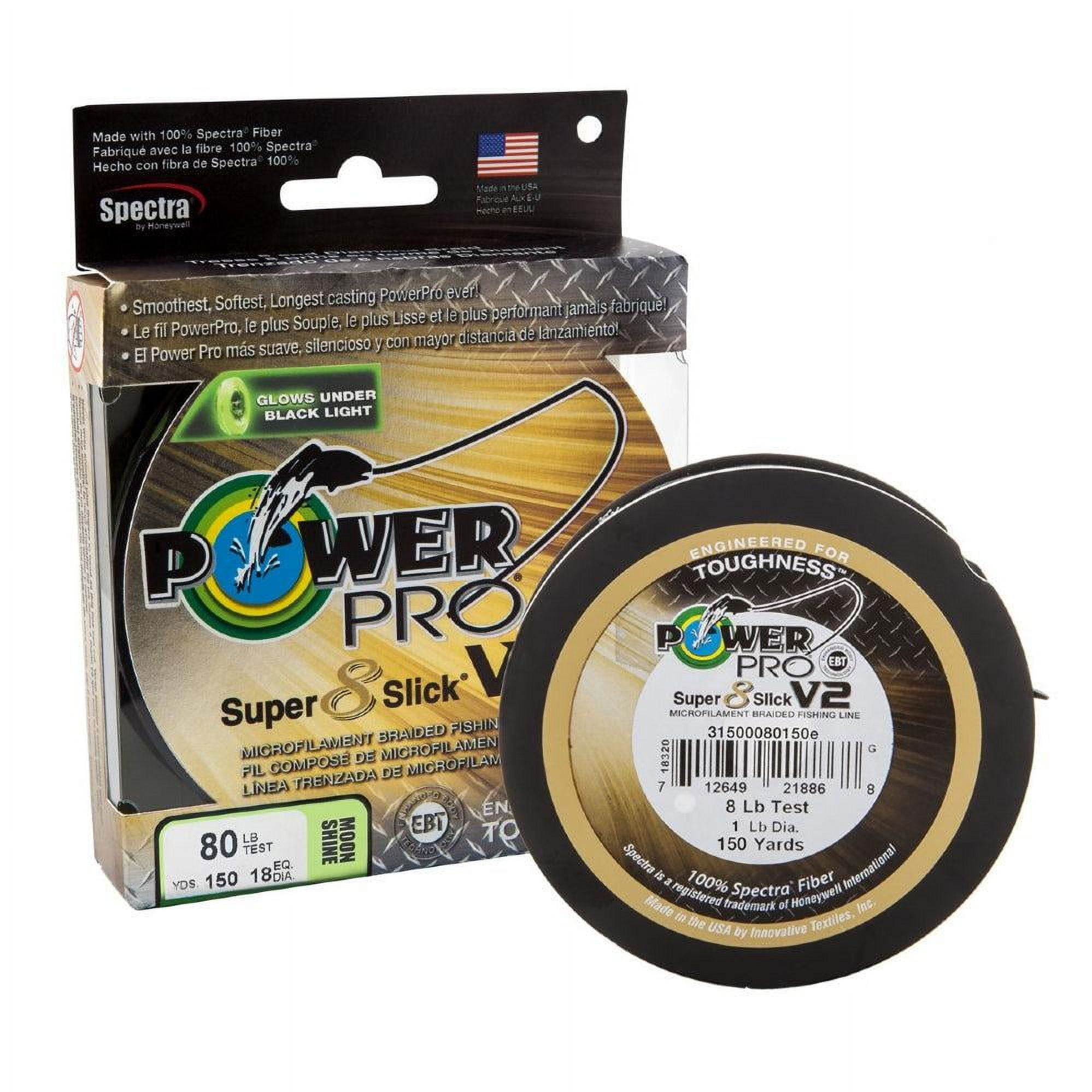(2 pack) PowerPro Braided Fishing Line, Ppr Ssv2 10Lb 300Yd Blue,  [31500100300A]