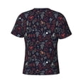 thumbnail image 6 of Vsdgher Thanksgiving Seamless Pattern Print Men's Dry Fit Mesh Athletic Shirts Moisture Wicking Tennis T-Shirt Tops, 6 of 9