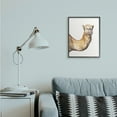 thumbnail image 2 of Stupell Industries Camel Side Portrait Desert Animal Tan White Black Framed, 16 x 20, Design by George Dyachenko, 2 of 5