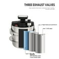thumbnail image 6 of Aibecy Travel Cooking Pot Portable Pressure Cooker 1.6L Multifunctional Kitchen Accessory for Self-Driving Camping Vehicle, 6 of 7