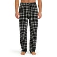 thumbnail image 4 of Hanes Men's Cozy Microfleece Pajama Sleep Pants, 2-Pack, Sizes S-2XL, 4 of 8