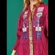 thumbnail image 5 of Vestido Camisero de Cascanueces para Mujer, con Brillo Navideño, Sudadera de Papá , Minivestido Tipo Suéter Púrpura S, 5 of 7
