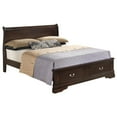 thumbnail image 3 of Passion Furniture Louis Philippe Cappuccino Full Storage Sleigh Bed with 2 Drawers, 3 of 3