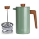 thumbnail image 1 of French Press Coffee Maker with Real Wood Handle Double Wall Insulation Hand Pour Coffee Maker for Coffee Tea, 1 of 5